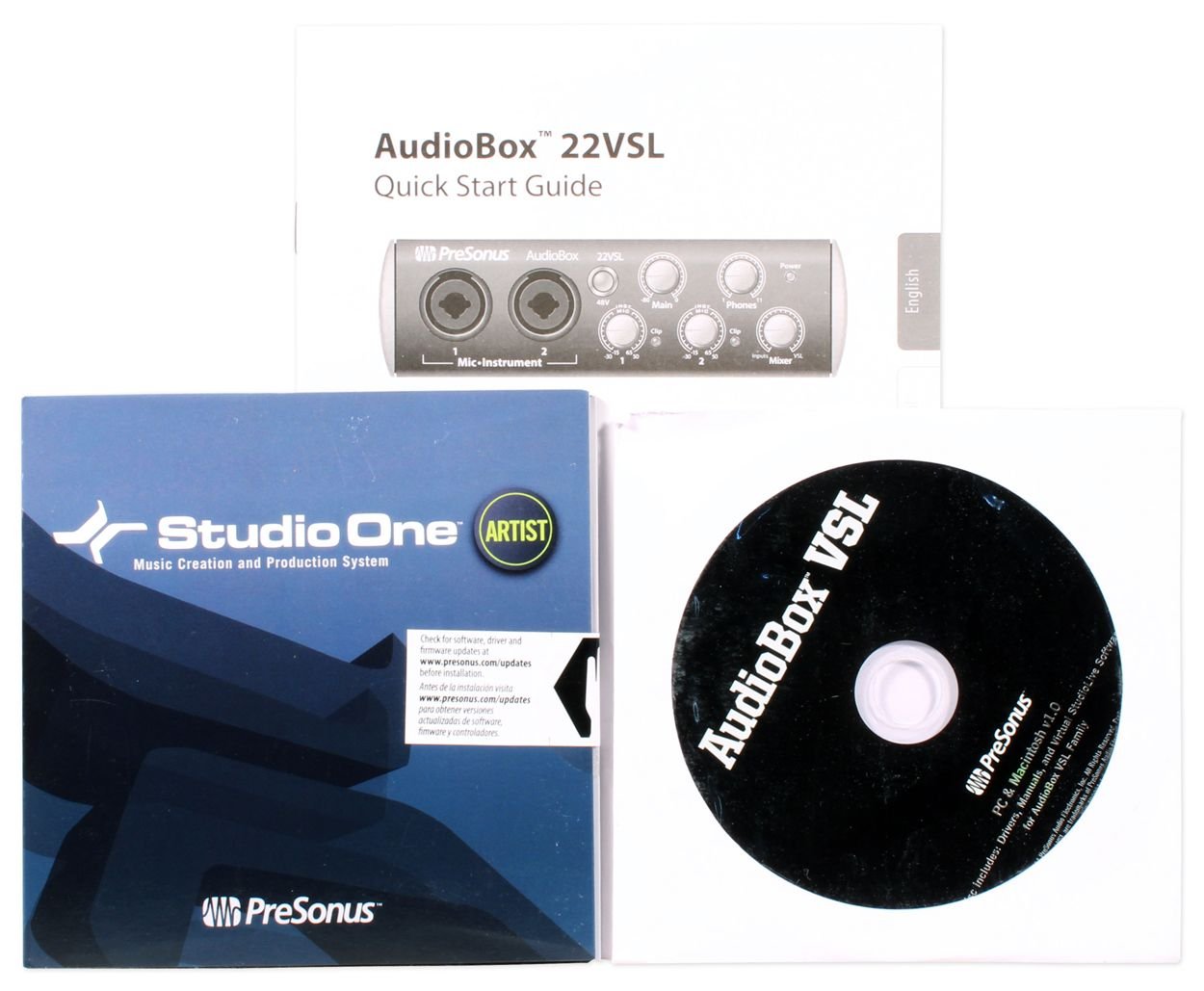 PreSonus AudioBox 22VSL オーディオインターフェイス Amazon.co.jp: PreSonus プリソーナス オーディオ
