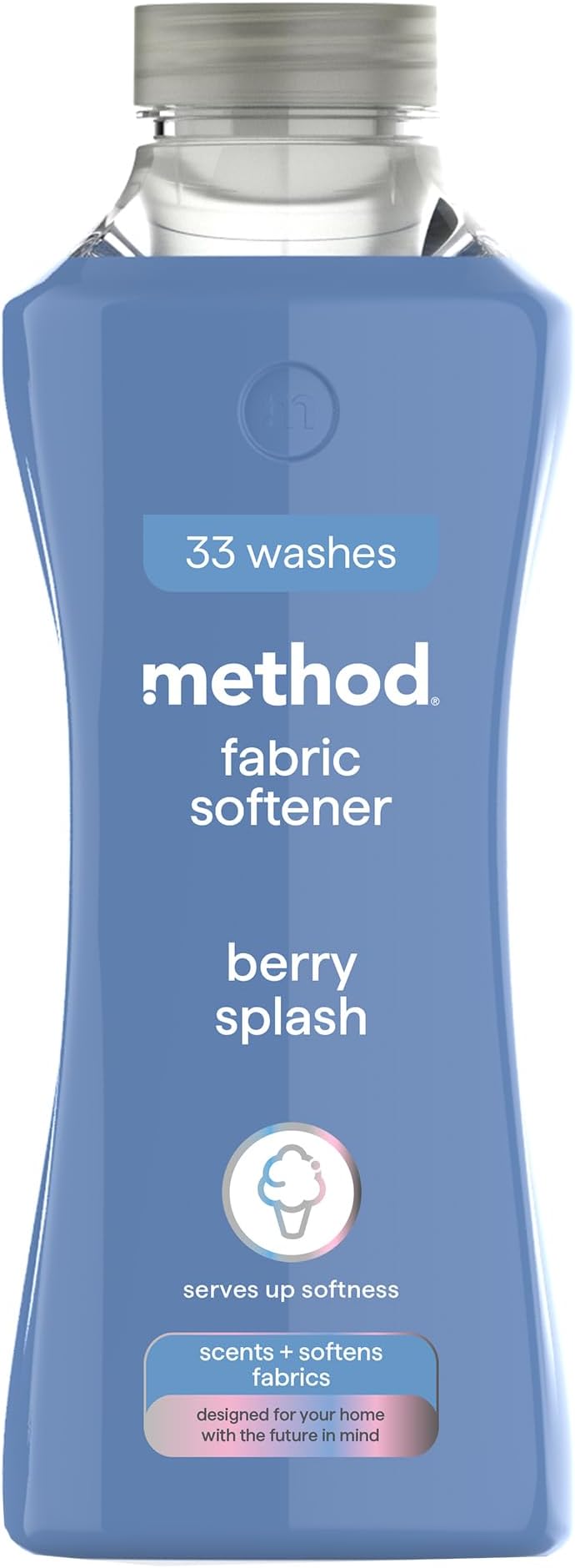 Fabric Softener, Fabric Conditioner to Soften Your Clothes, With Fresh Berry Scent, 1x 33 Washes 1x 990ml