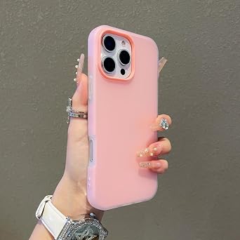 Cute Matte Jelly Candy Color Armor Case for iPhone 16 15 14 13 12 11 Pro Max Plus Soft Clear Shockproof Bumper Coverfor iPhone 11/Pink