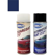 Aerosol for Nissan Frontier Automotive Touch-up Paint - Just Blue BX5 - Color+Clearcoat Package