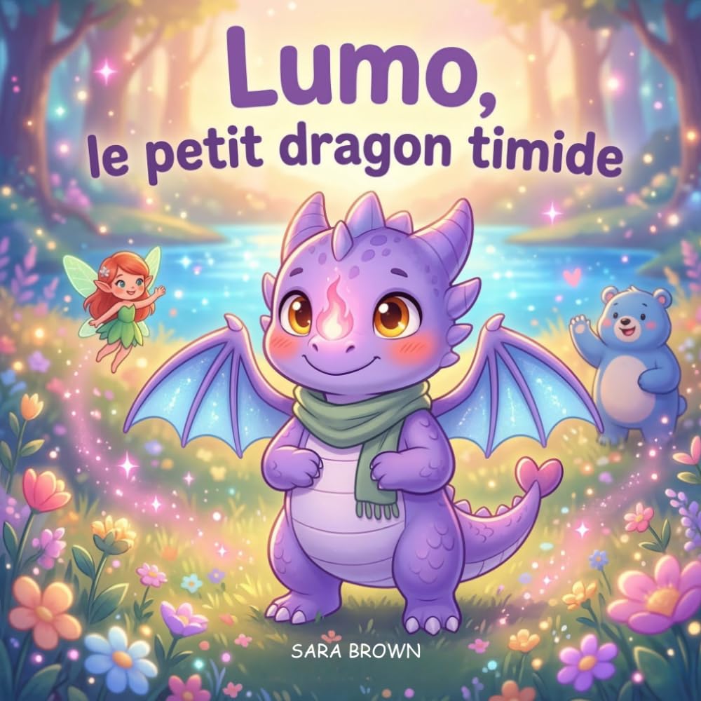 Lumo, le petit dragon timide: Une histoire du soir tendre et colorée pour aider votre enfant à surmonter la timidité — Dès 2-5 ans