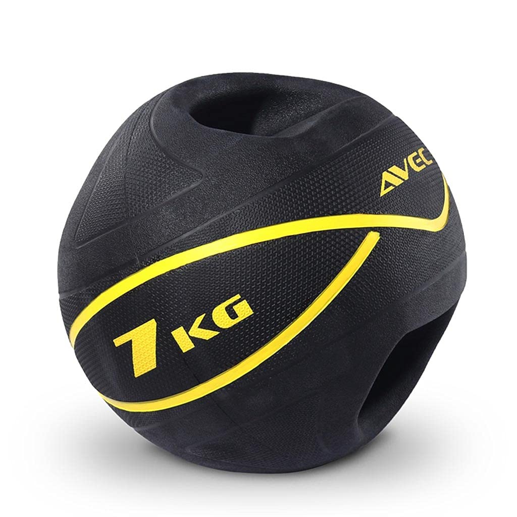 Kettlebell binaurale en caoutchouc résistant et antidérapant pour le fitness