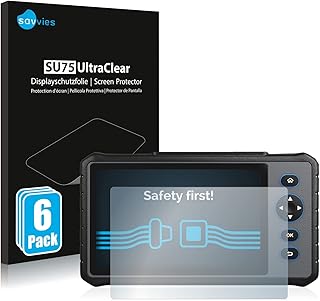 Savvies Screen Protector compatible with Topdon ArtiDiag800 Protection Film Clear 6-Pack