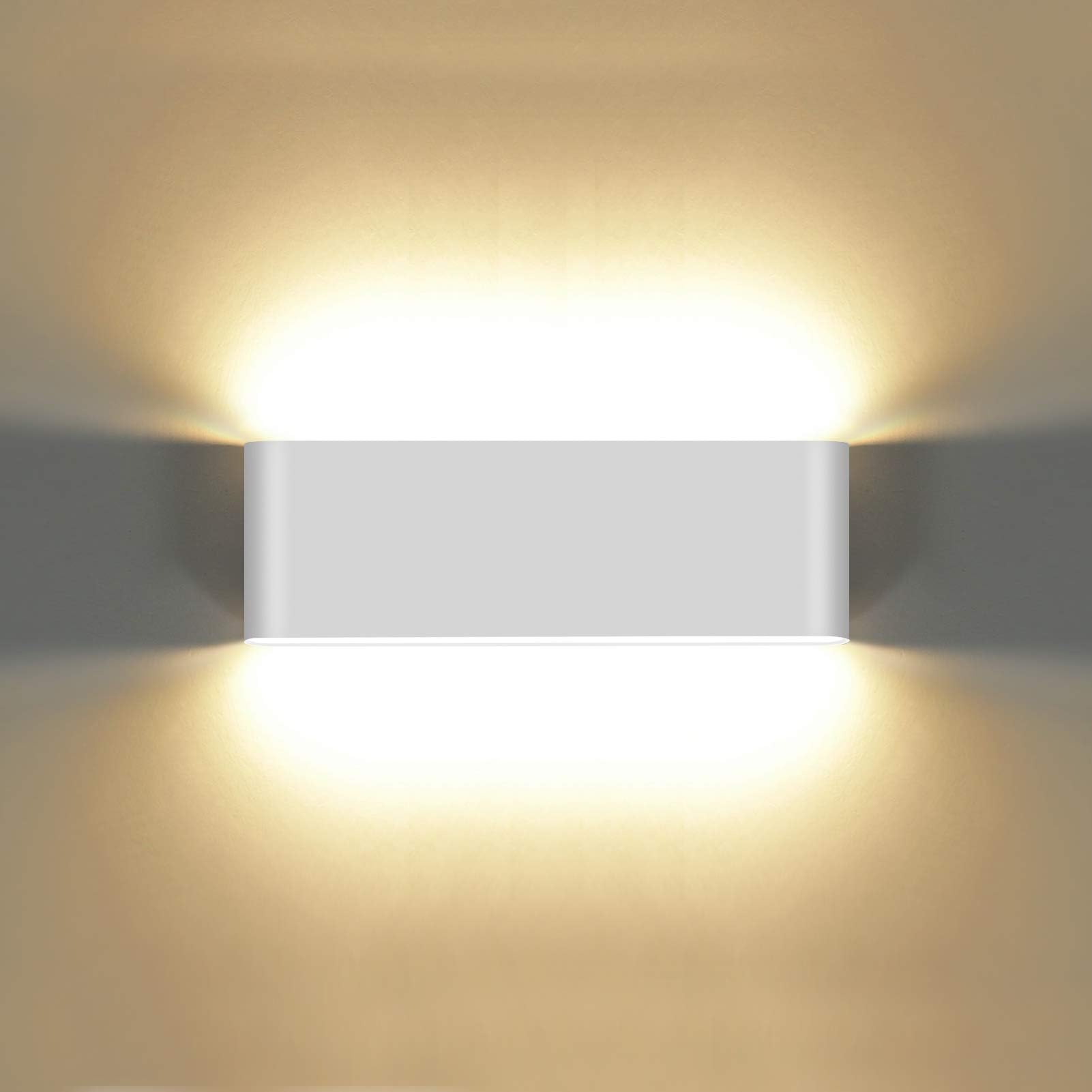 HAWEE LED Wandleuchte Modern - IP65 Wasserdicht Für Innen & Außen, 6W Weiß