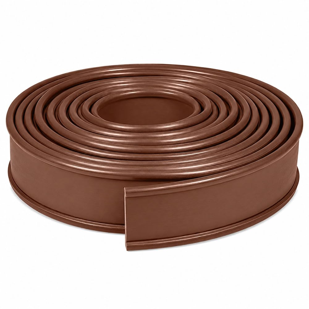 GT Garden Bordure de Jardin Marron - 12,​5 cm x 18 mètres