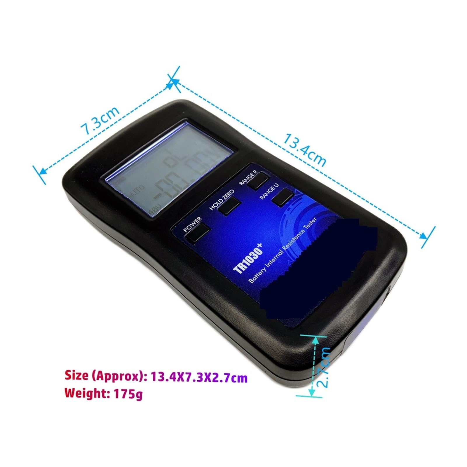 Tester di Isolamento, Tester Di Resistenza Interna A Batteria TR1030+ 18650 For Batterie Alcaline Al Litio-nichel-idrogeno-piombo