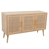 WANDERLUST DECO Aparador de Madera y Rejilla