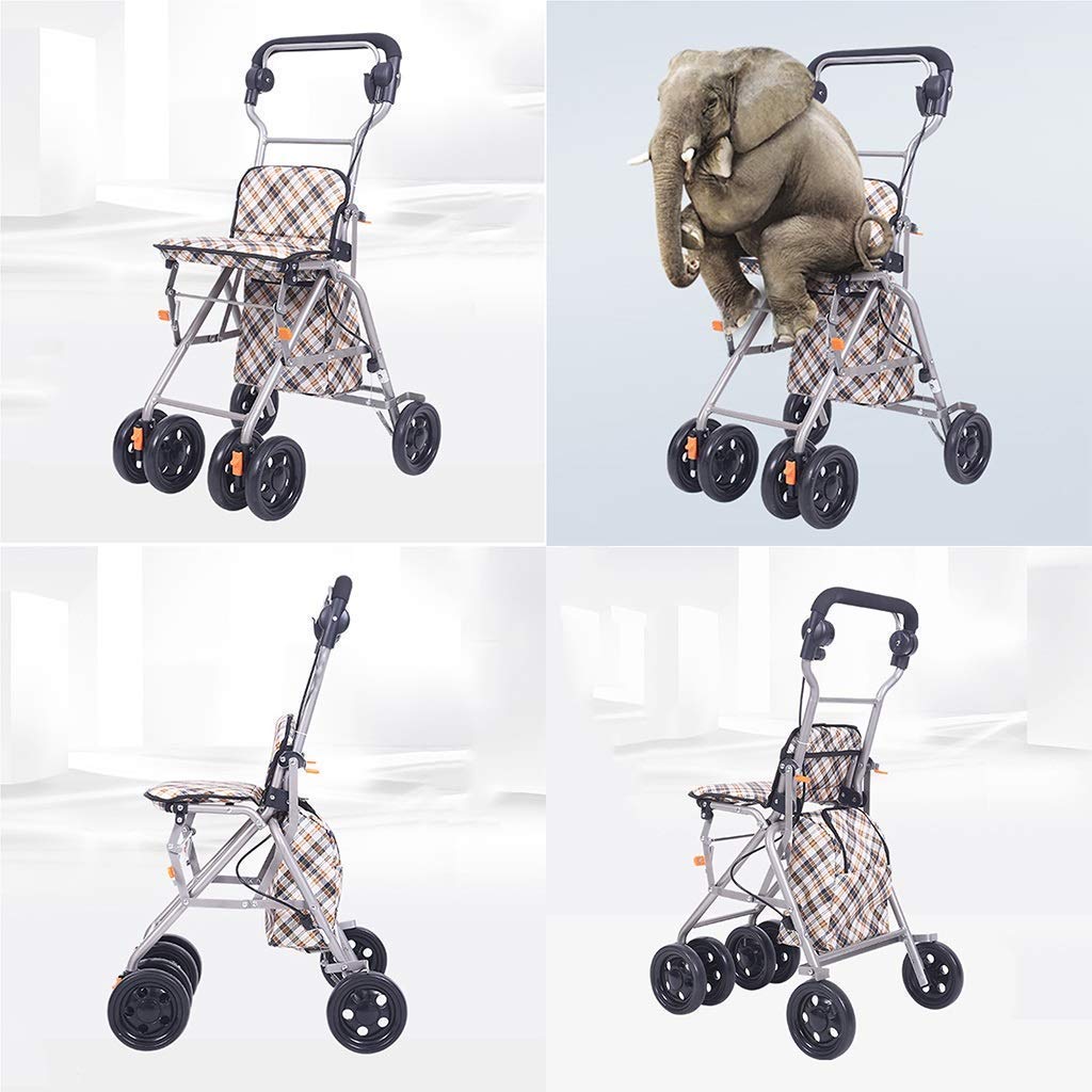 Andadores para personas mayores Andadores con ruedas Andadores para personas mayores Andador con asiento y ruedas Andador con asiento Carrito de compras para ancianos Carrito de compras de aluminio