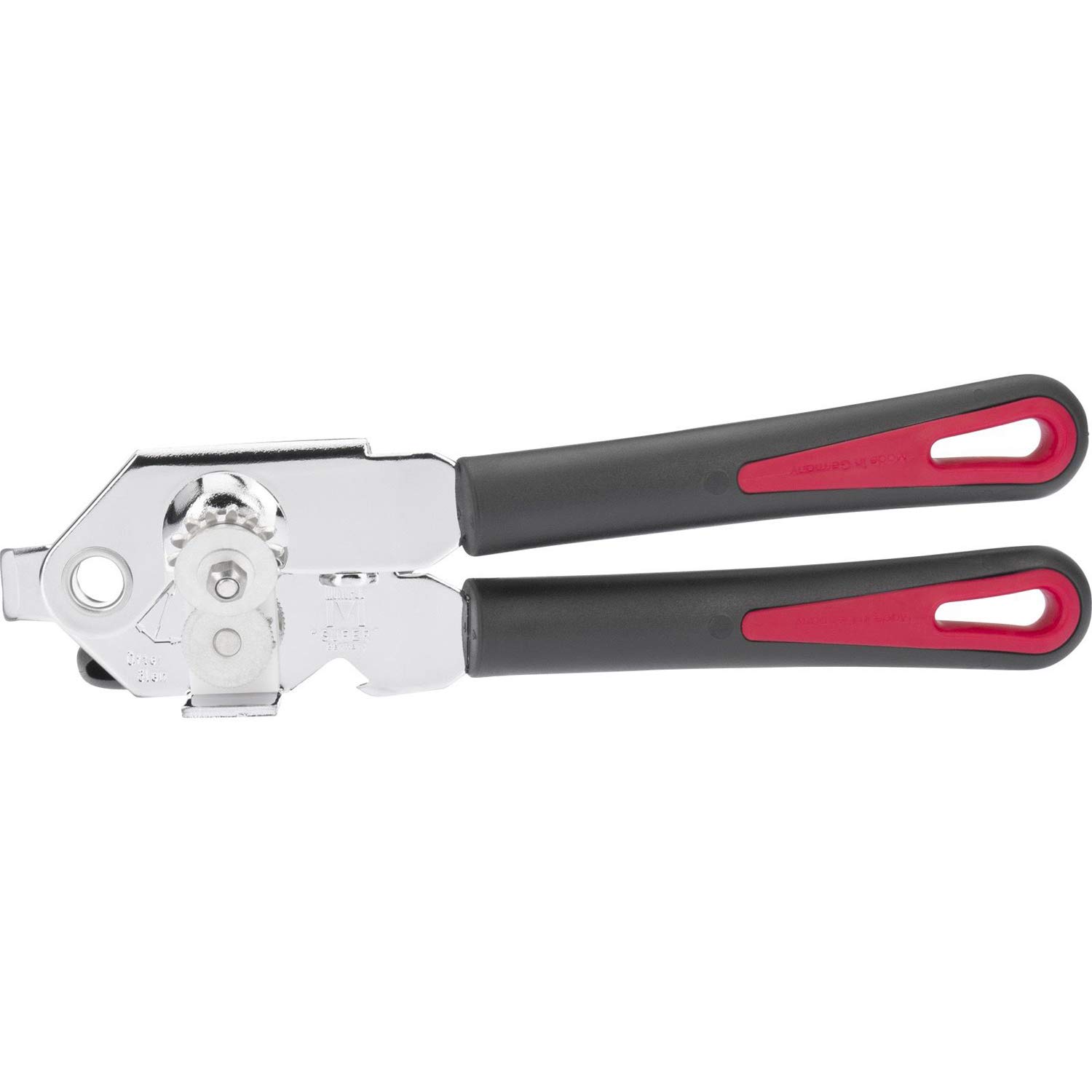 Westmark Apriscatole con alza-tappo 22 cm Acciaio Plastica Nero Rosso