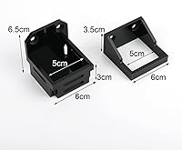 Vista 2 de Cosmos 1 juego de soporte de pared para sable de luz, soporte de exhibición de sable oscuro acrílico negro, soporte de pared para sable oscuro