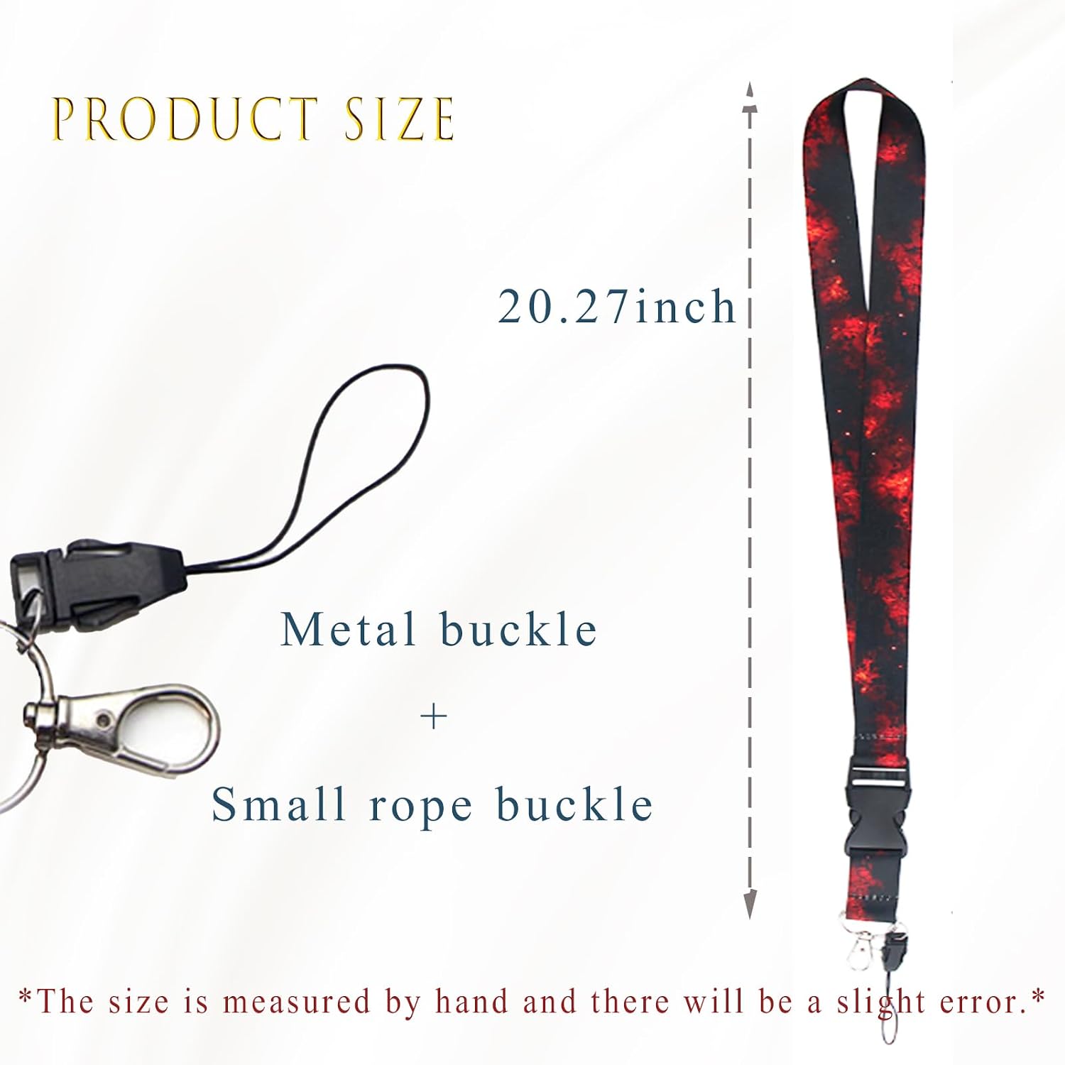 1PC Starry Sky Neck Lanyard Colorful Detachable Galaxy Lanyard Badge Neck Straps (Color M) image 2