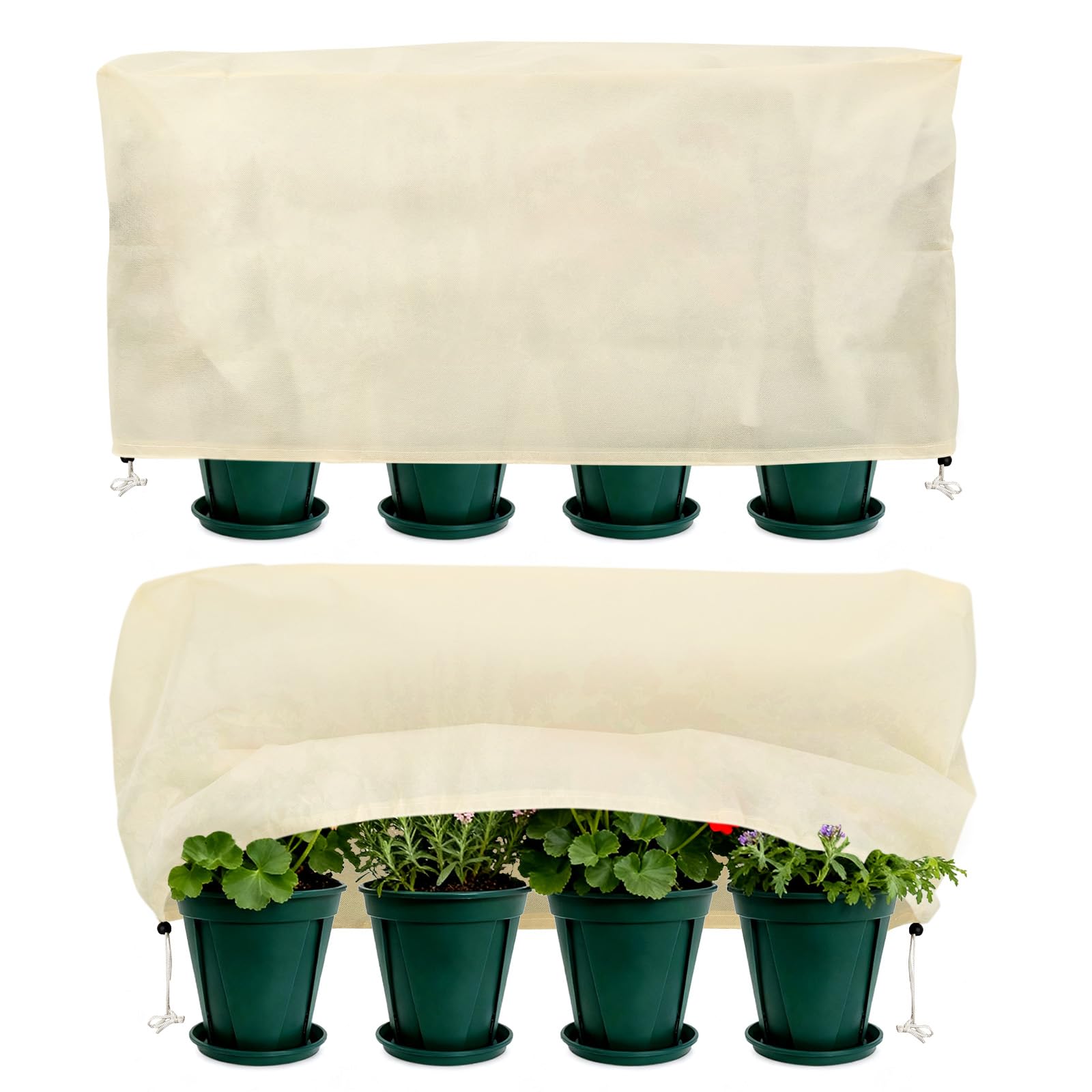 Homoda 2-Pack Plant Covers