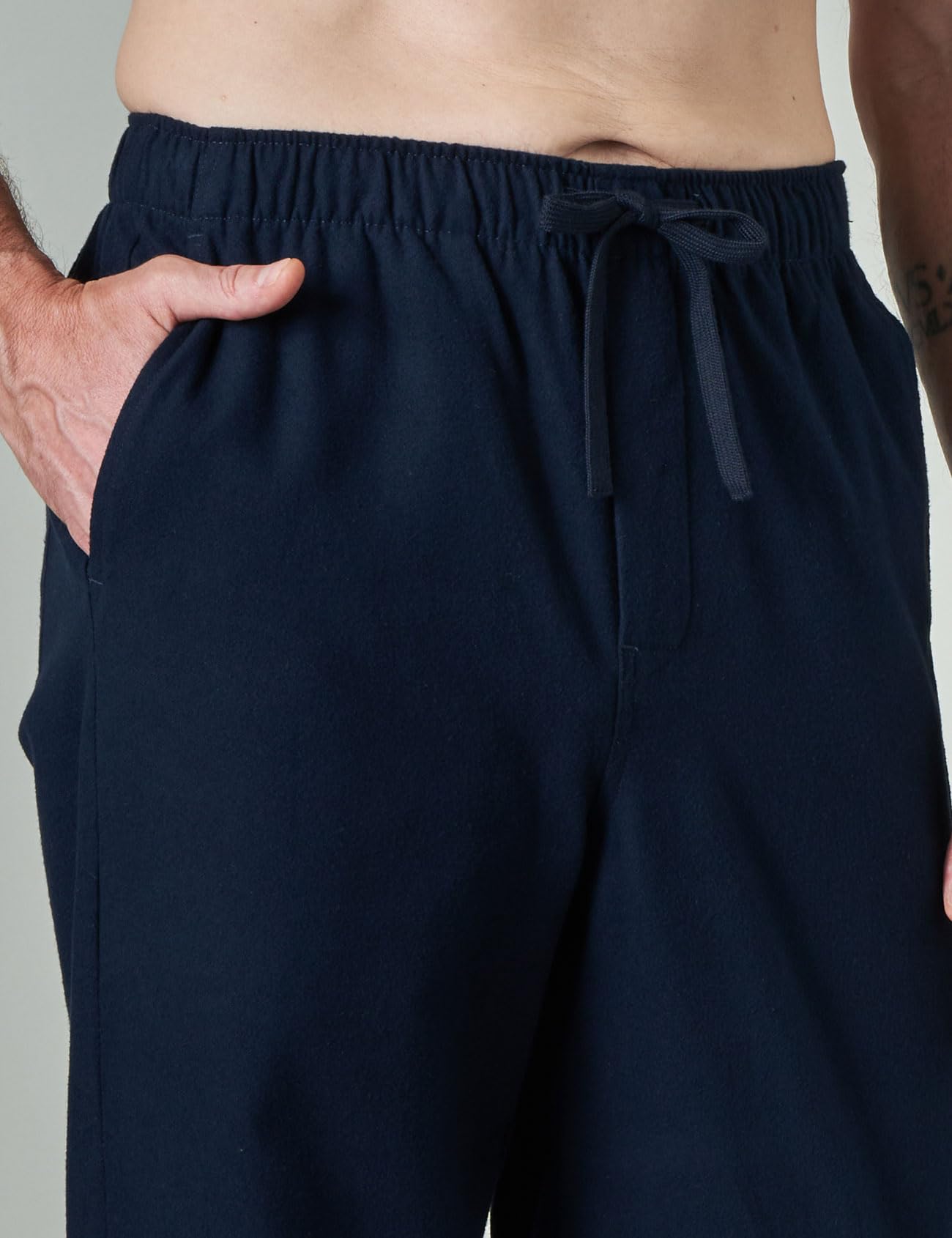LAPASA Pantaloni Pigiama Uomo a Quadri, Pantaloni da Casa Lunghi Comodi con Tasche Laterali (M39 Flanella di Cotone / M128 Micropile)