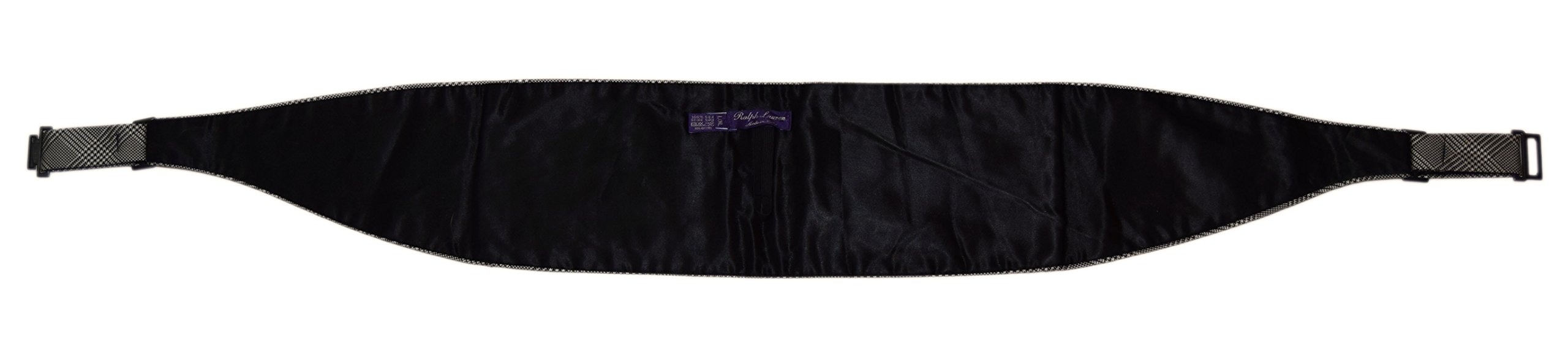 Remo Sartori Made in Italy Men's Solid Color Cummerbund Tuxedo Belt, Four Folded, Silk (Large: Adjustable from 36'' to 44'', Silver)