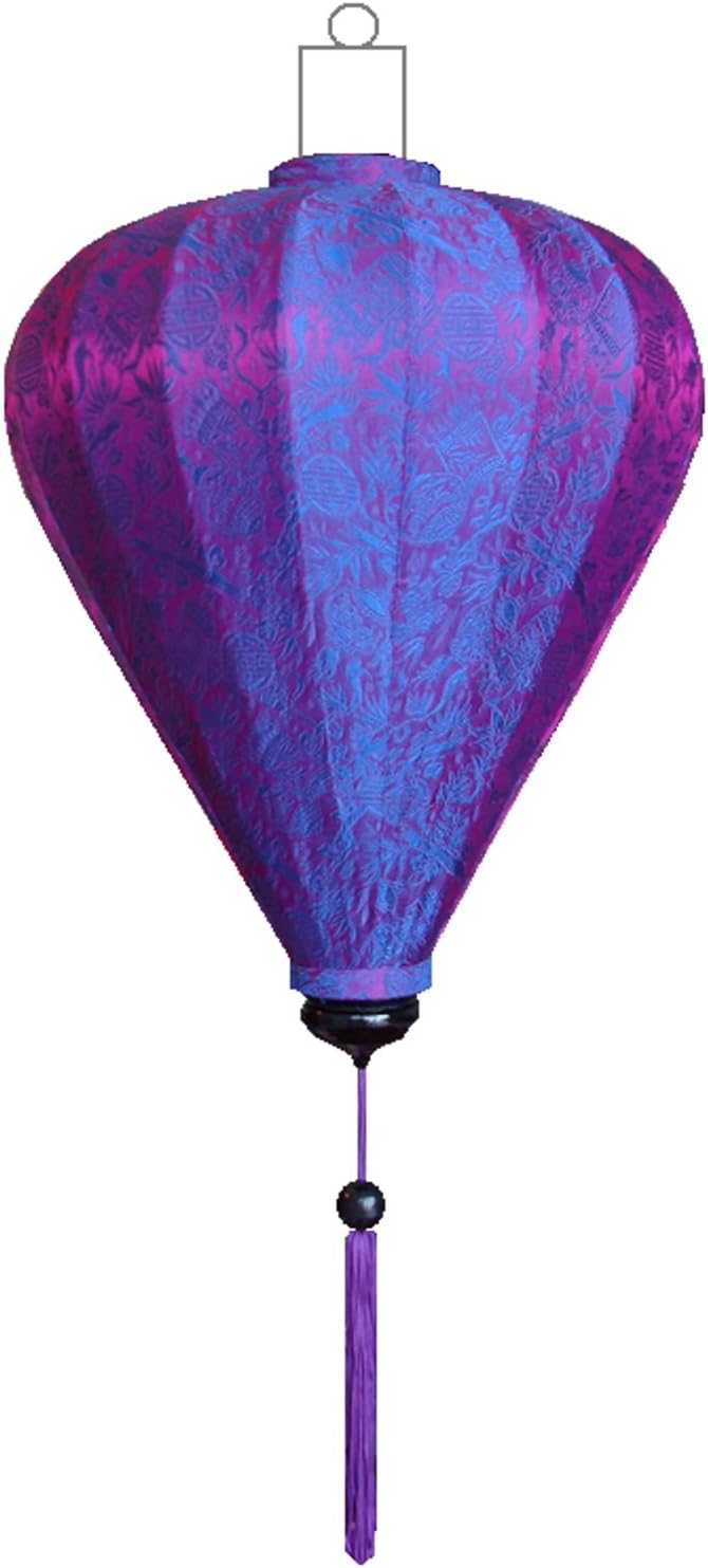 Lampionsenzo Vietnamese Silk Lantern Balloon Violet by