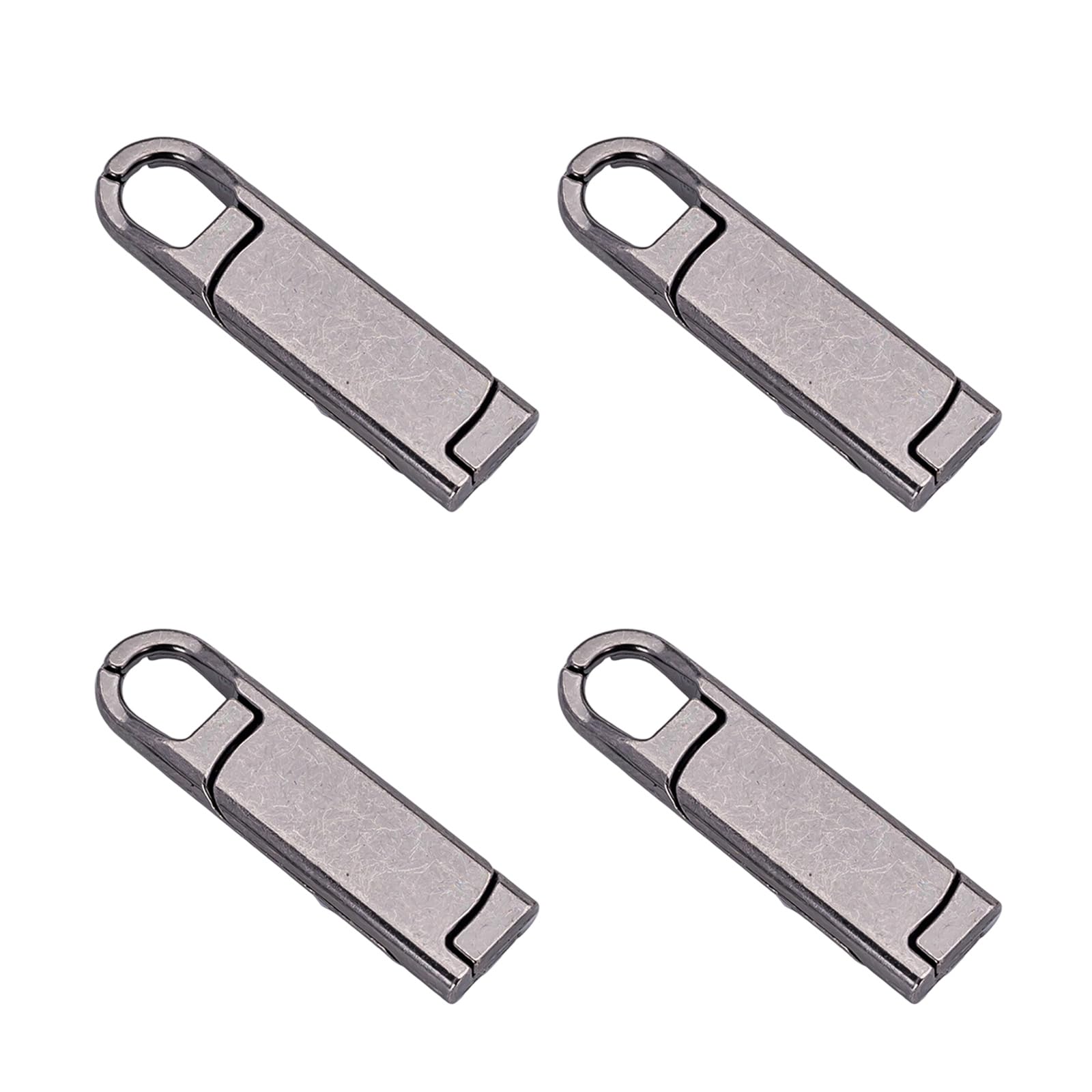 YROHGKPN 4Pcs Zippers Puller Replacements Detachable Puller Sliders for Clothing Luggage Purse Jeans Boot Backpacks Tents Detachable Slider Replacement