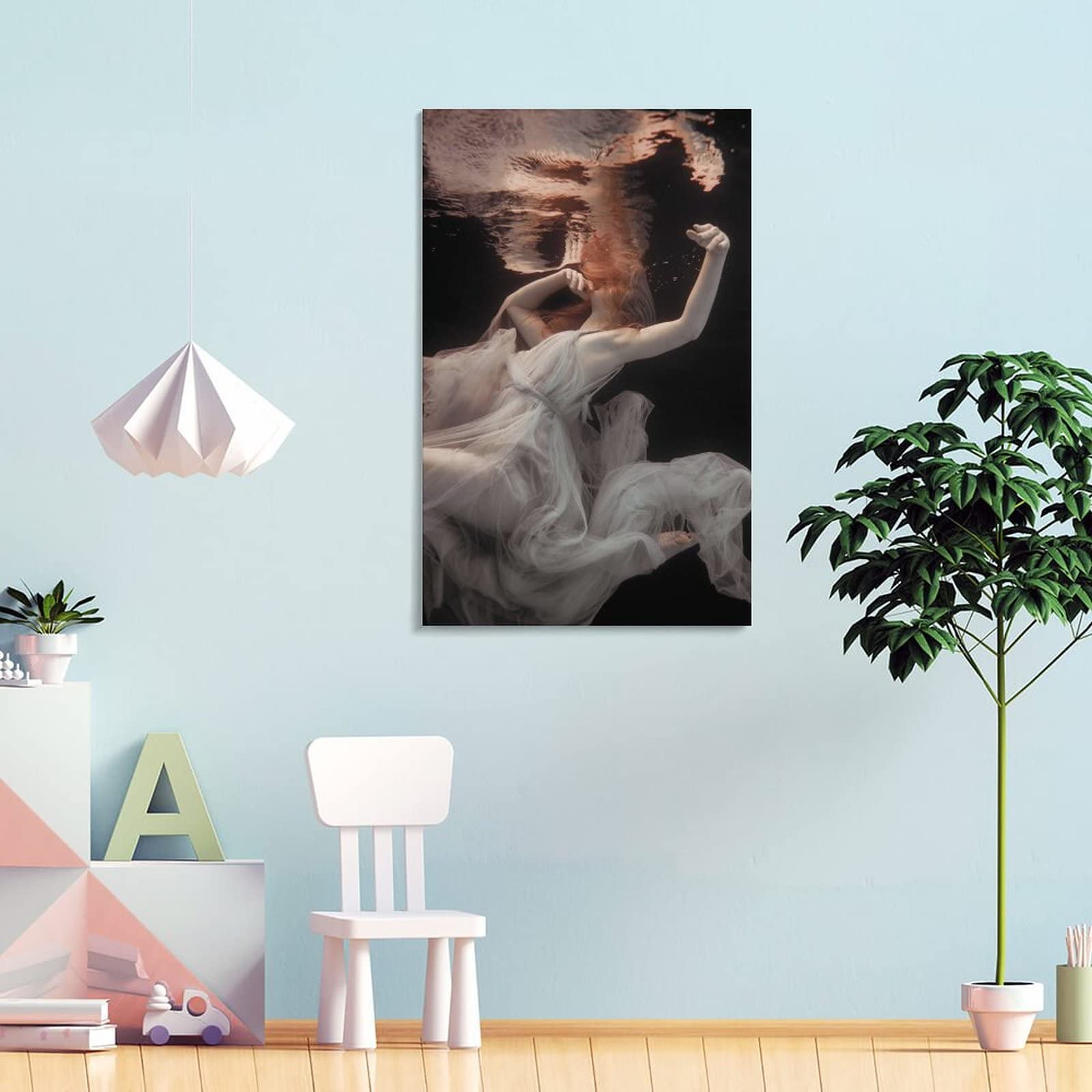 Póster etéreo de la diosa griega para habitación, póster estético, pintura decorativa, lienzo para pared, póster para sala de estar, dormitorio, 40 x 60 cm