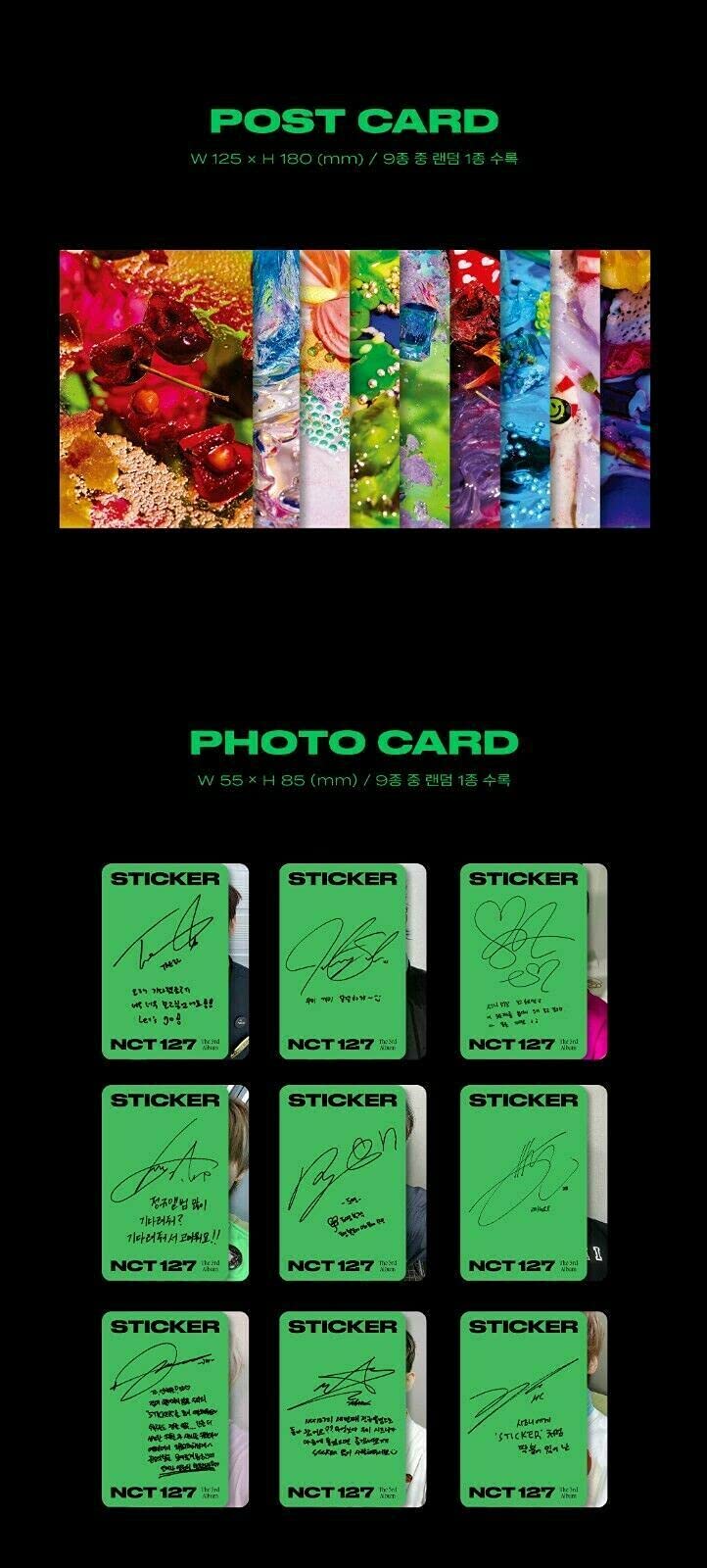 Amazon.com: NCT 127 - Sticker (Sticky Cover incl. CD