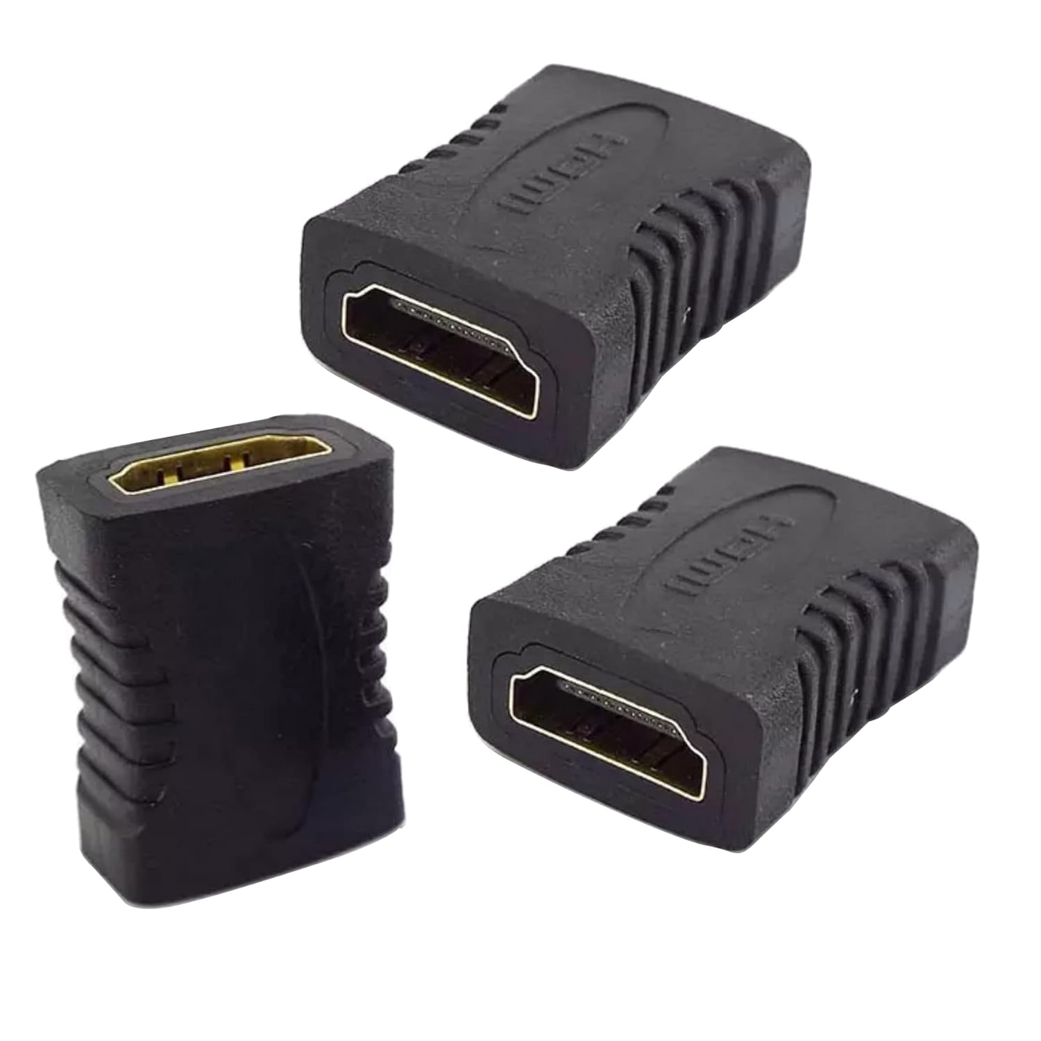 3 Pcs Paruht HDMI Extender Female to Female Coupler Adapter for HDTV