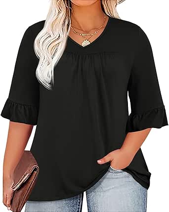 Tee Shirt Blanc Col V Kate Kasin Chemisier à Col à Revers Pour