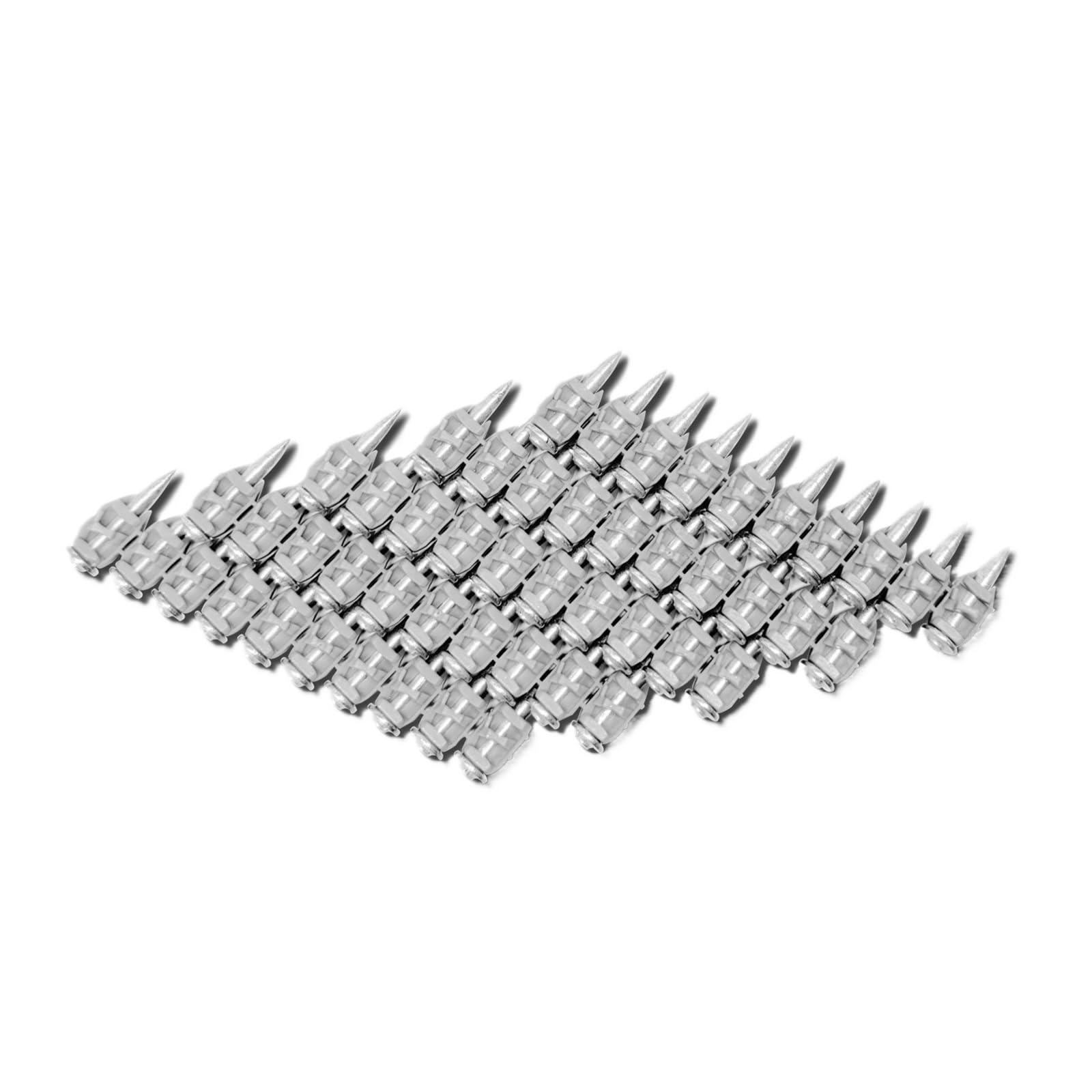 Tira De Hormigón Industrial Clavos Clavo Plástico Intercalado Sujeción 500PCS Caja(16mm)
