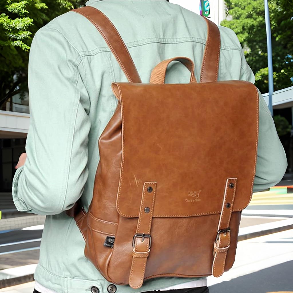 Vintage Rucksack Damen Herren Rucksack Wanderrucksack Damen Herren Schultertasche 14 Zoll 3 Farben