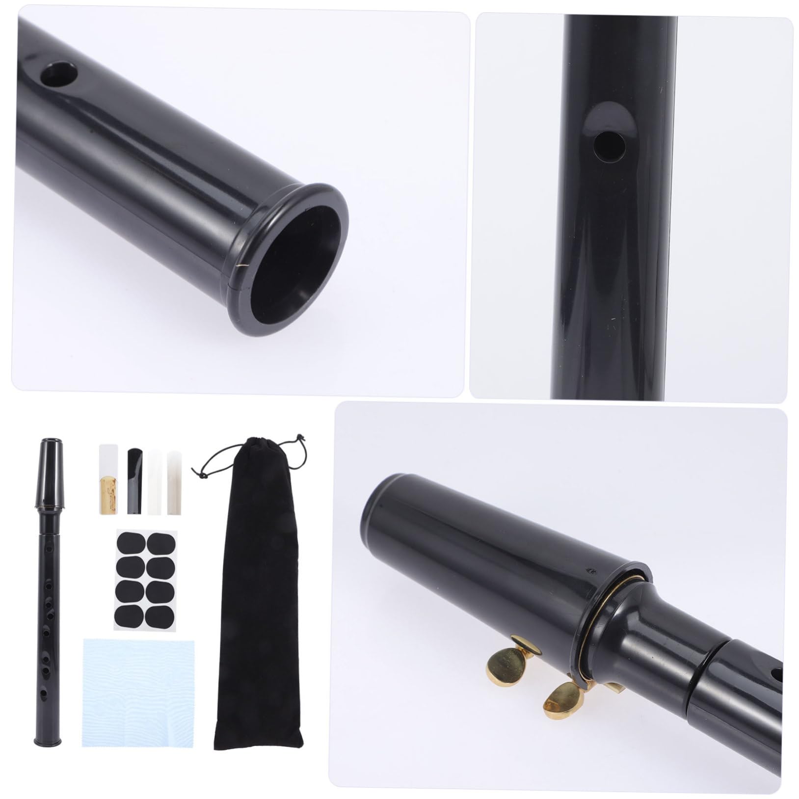CORHAD 1juego Mini Saxofón De Bolsillo c Funda y Accesorios Instrumento Portátil Para Principiantes Clases De y Ocasiones Especiales
