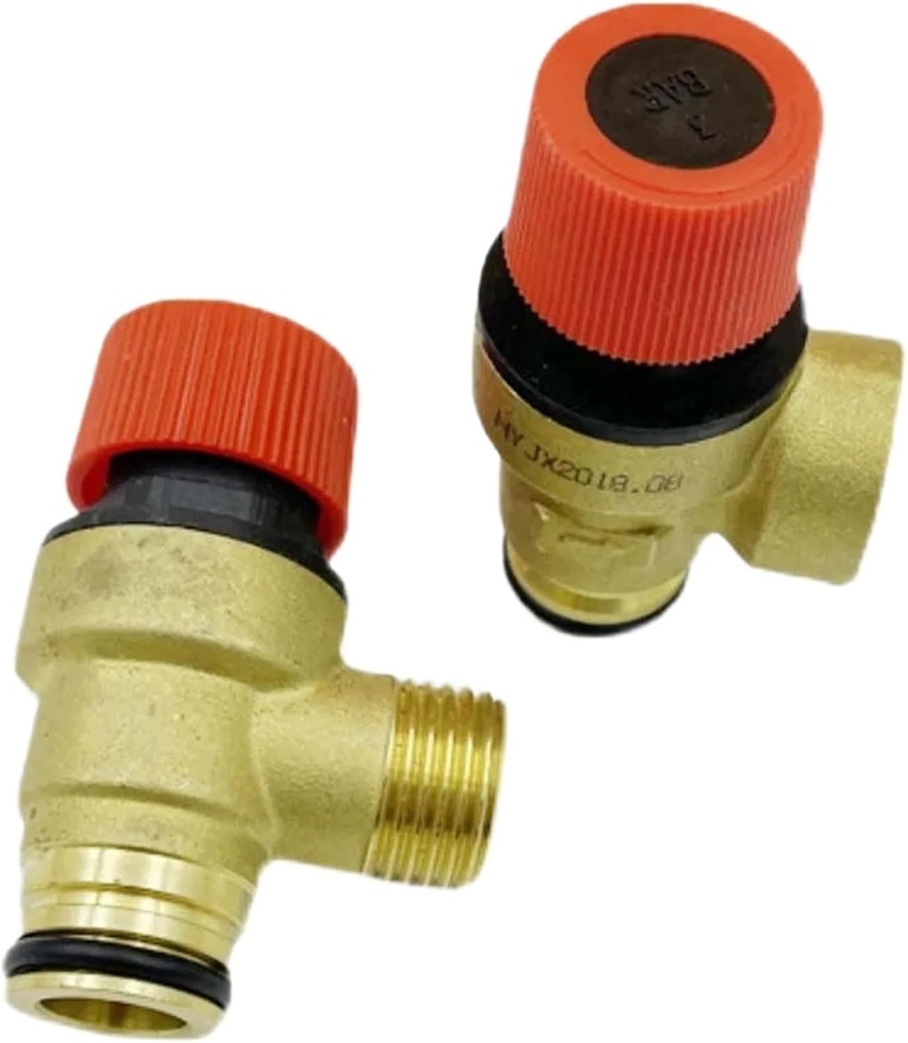 Brass Pressure Relief Valve Bayonet Safety Valve Drain Relief Switch For Water Heater Boiler(WHITE)