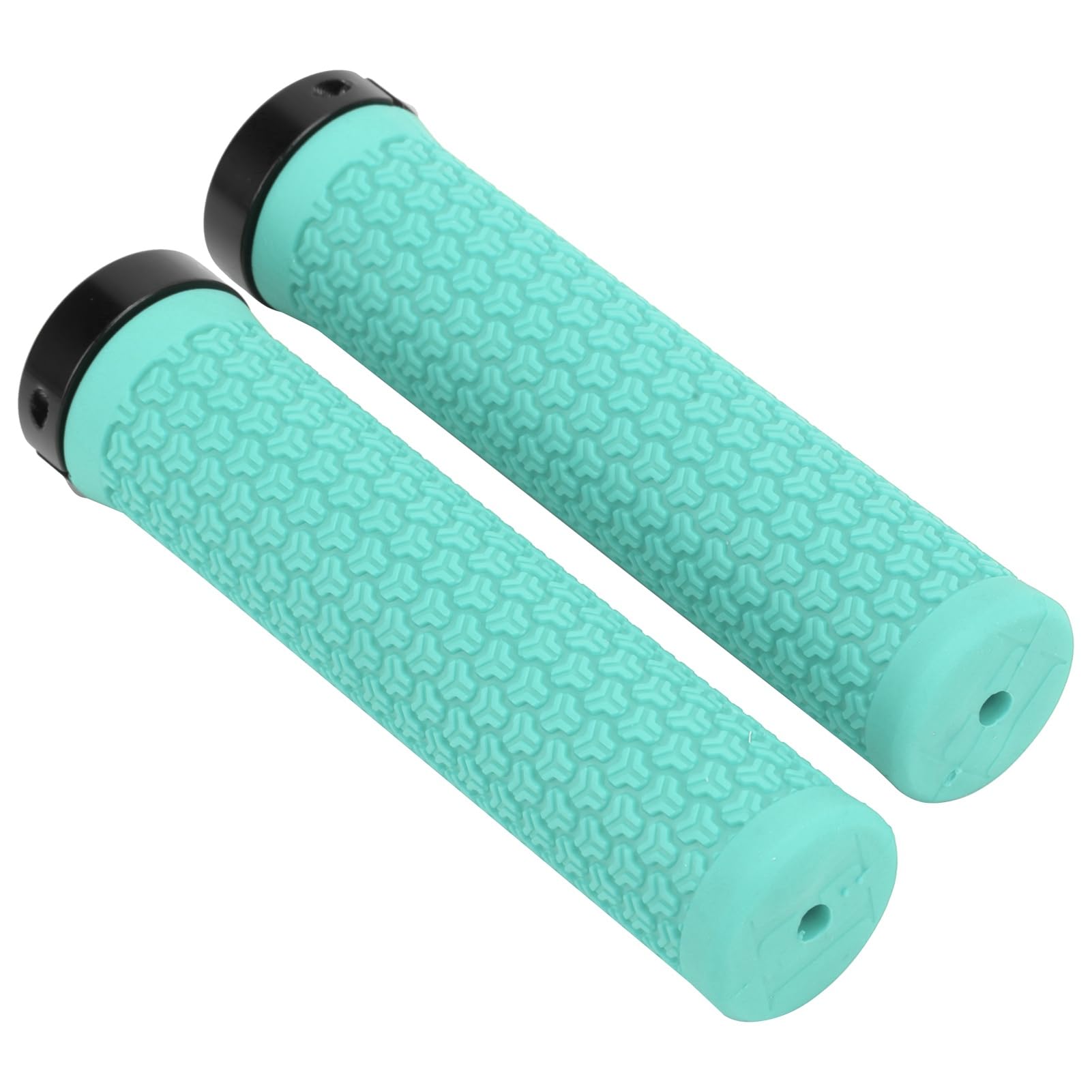 Single Locking Grips, Rubber Handlebar Grips Outdoor Handlebar Grip (Bianca blue)