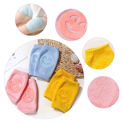 Miniatura 5 de Casco ajustable para bebé, ligero y suave, con 3 pares de rodilleras para gatear y 3 pares de calcetines de bebé, ideal para el bebé que aprende a