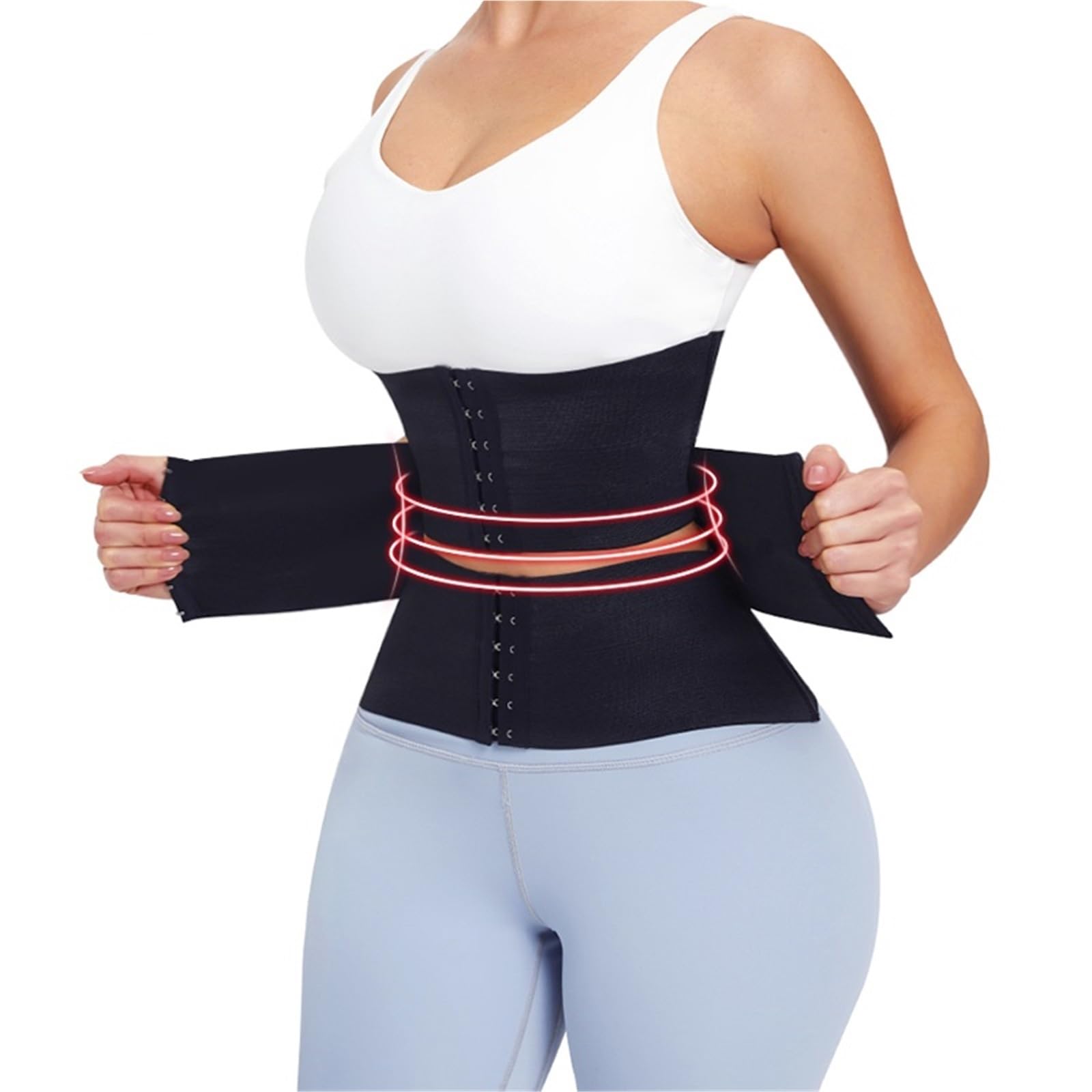 Corsé entrenador de cintura for mujer, faja moldeadora abdomen, corporal, cinturón adelgazante, entrenamiento vientre plano