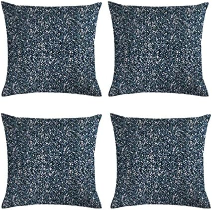Beach Cushion Square water proof ocean blue Throw Pillow Case Set animal Cushion Covers for Living Room Sofa Couch Bed Bedroom Home Decor Garden Couch pillowcase 40 x 40cm set of 4