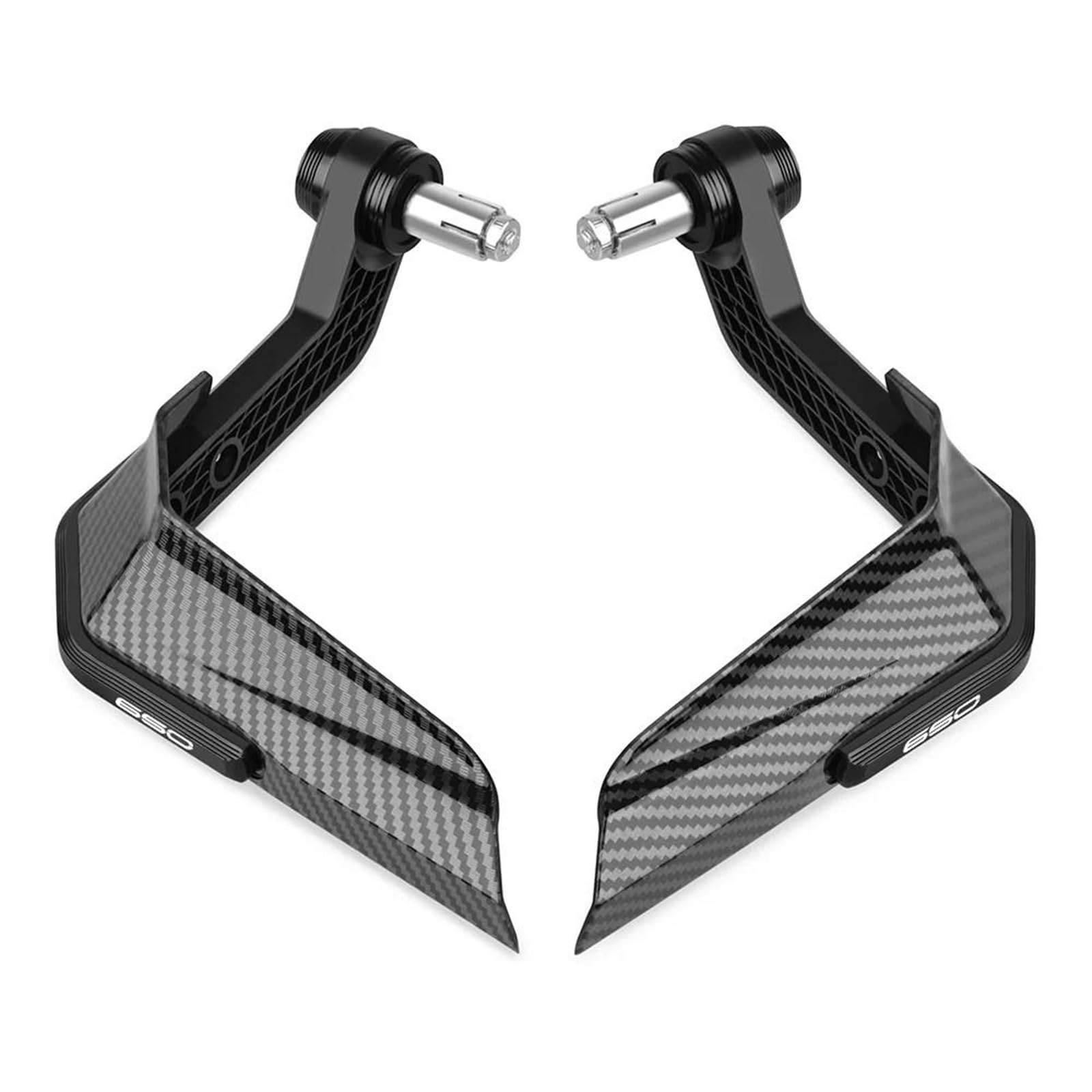 Motorcycle Hand Guards Handlebar Handguard Shield Protector Windshield For Kawasaki For Z650 For Z 650 For Z650RS 2017-2024 Windshield Protective Cover(Black)