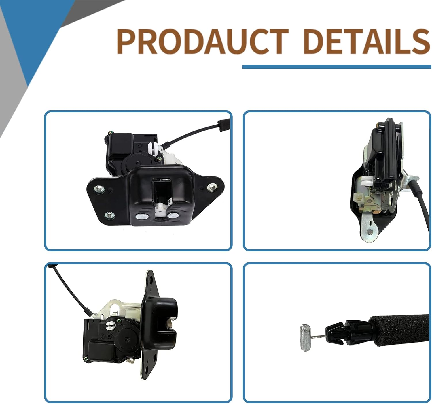 Rear Liftgate Latch Tailgate Lock Actuator Compatible for Jeep Grand Cherokee Dodge Durango Nitro 4589131AG 4589131AA 4589131AB