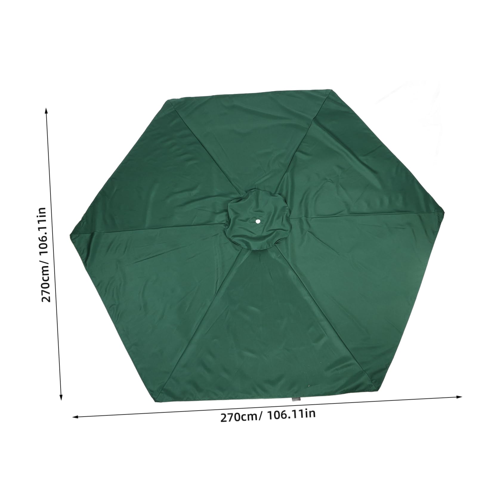 2 sztuki Parasol ogrodowy Patio Parasol Parasolka Prosty parasol Wiatroszczelna markiza Zamiennik parasola ogrodowego Markiza Parasol