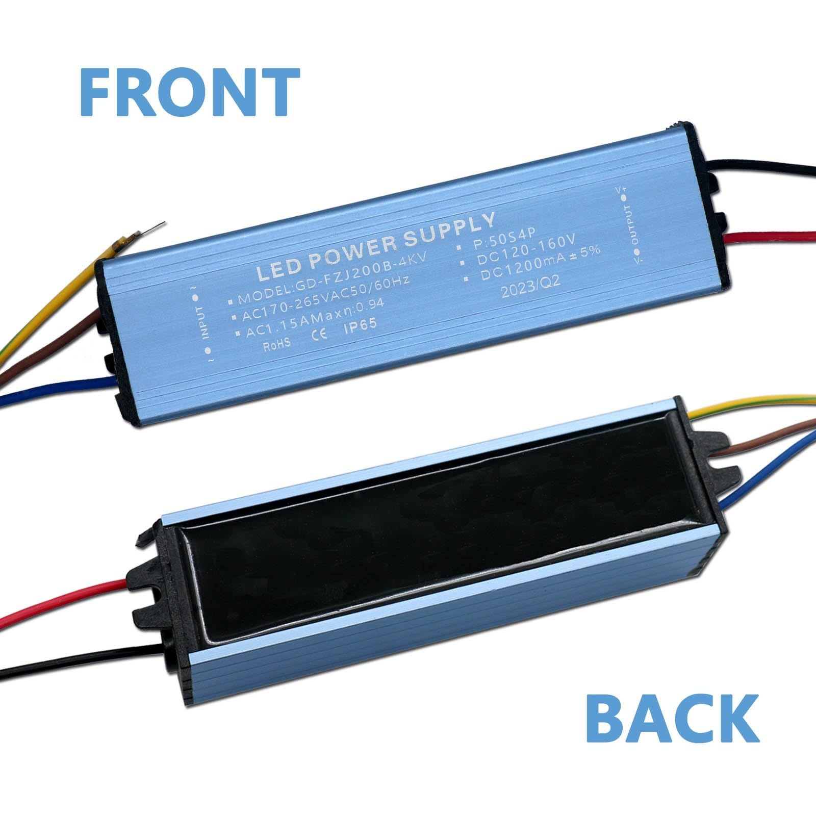 Driver LED 200W DC120-160V 1200mA Alimentatore Trasformatore di illuminazione a controllo di corrente costante for luce di inondazione a LED