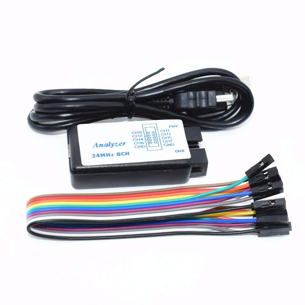 10pcs USB Logic Analyzer 24M 8CH MCU ARM FPGA DSP debug Tool