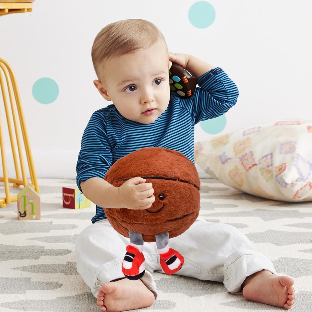 flejfcnk 9.8 "/25cm Basketball Plush Pillow - Image 4