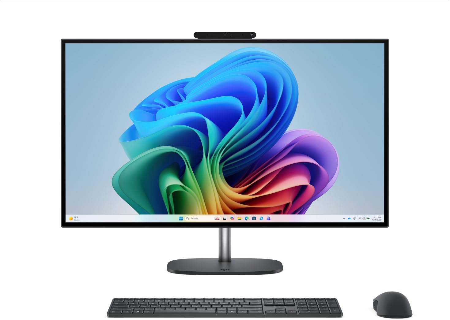 HP OmniStudio 27 Inch All-in-One Desktop Computer: Intel Ultra 7 355 8-Core CPU, 32GB DDR5 RAM, 2TB NVMe SSD, Intel Xe Graphics, Windows 11 Pro, FHD, WiFi 7, Wireless KB/M, Business and Home PC
