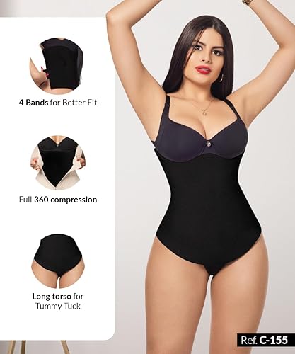 Miniatura 4 de Forma Tu Cuerpo Lipo Espumas Postoperatorias Posoperatoria Recuperación de Liposucción de Compresión 360 Espuma de Abdominoplastia (negro + espuma