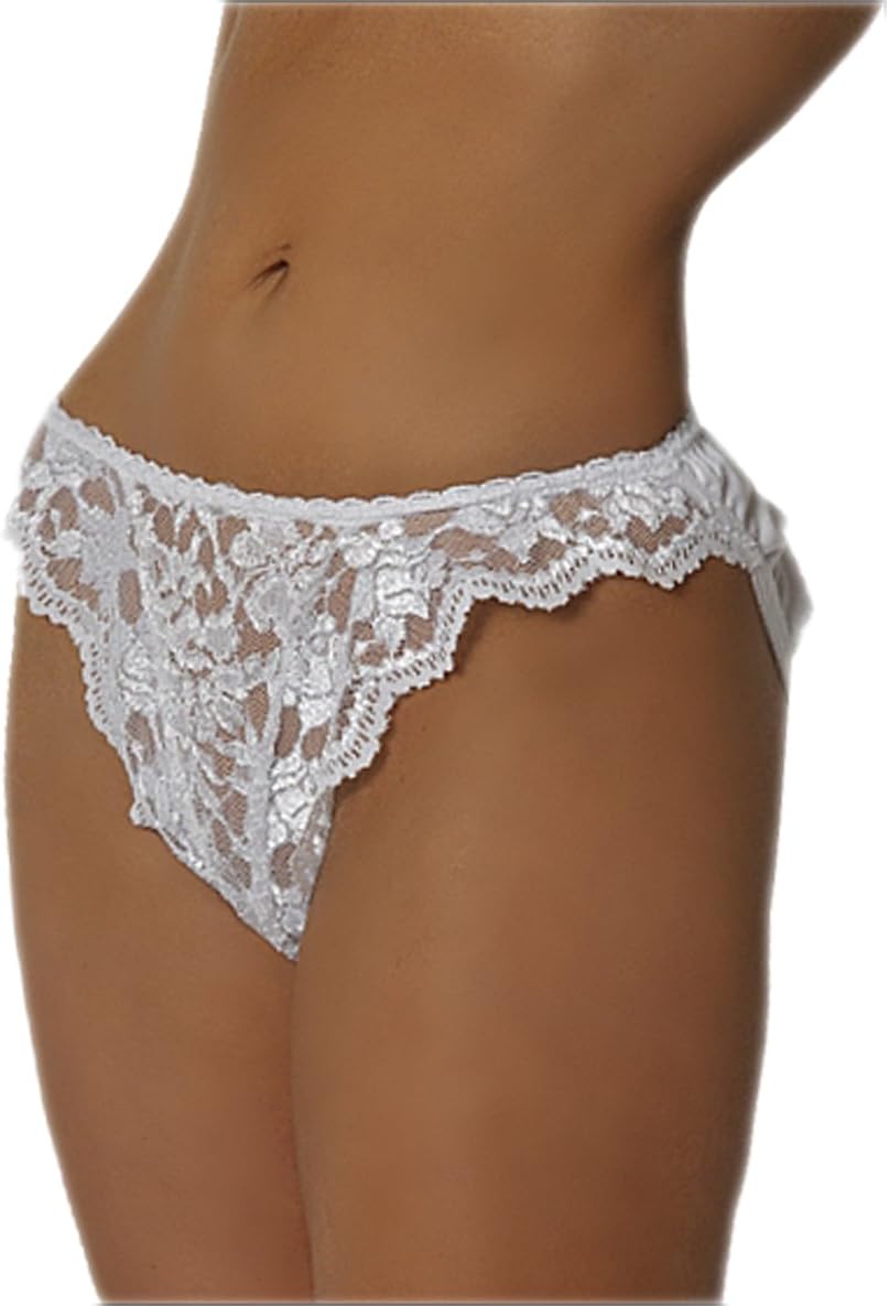 So Sexy Lingerie High Shine Luster Lace Brief Panties Knickers Women's Briefs Underwear S-4X