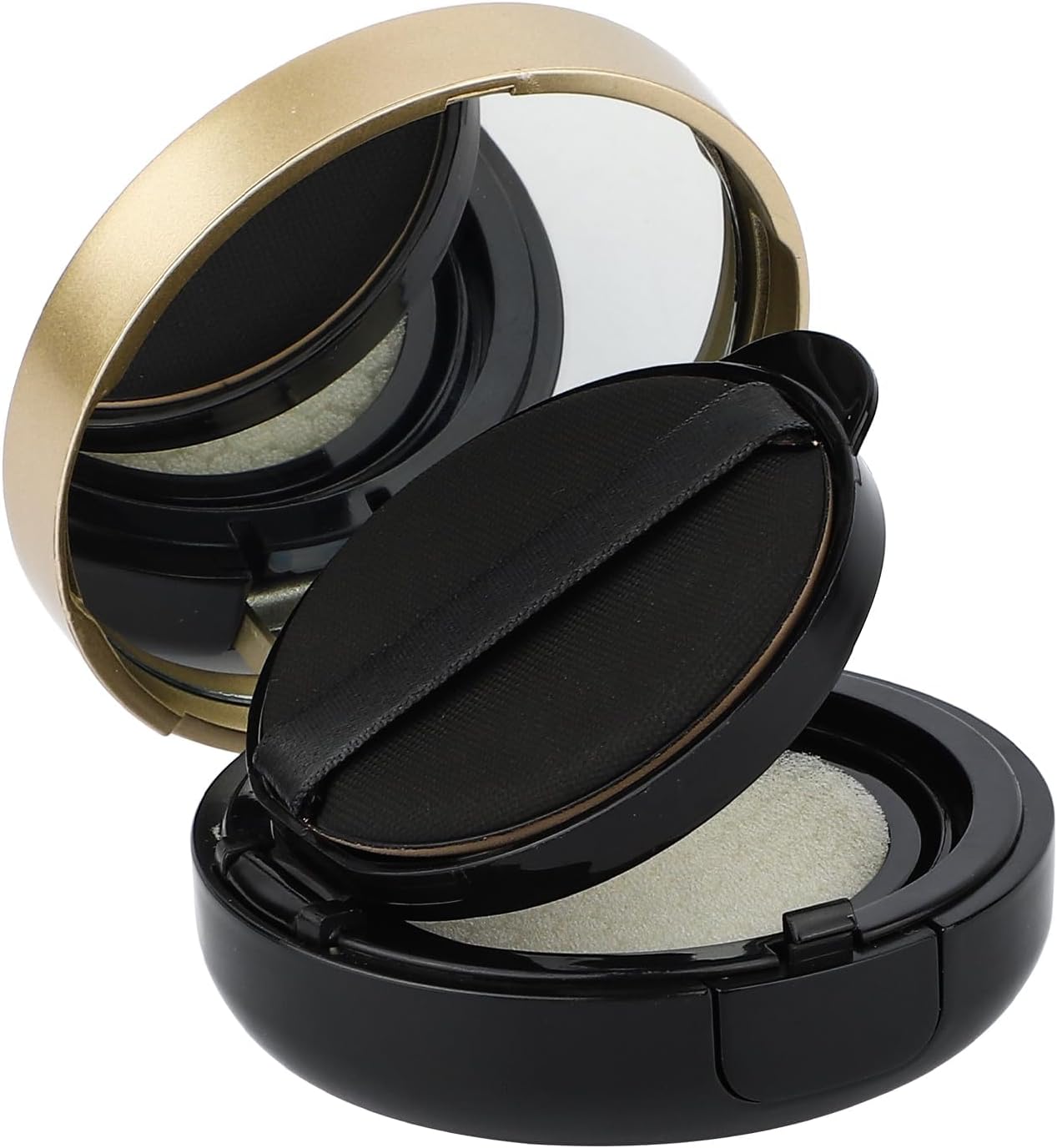 Empty Cushion Foundation Case, Face Makeup Powder Puffs - Makeup Blenders Sponges, 15Gram /0.5OZ BB Cream Foundation Box (Black)