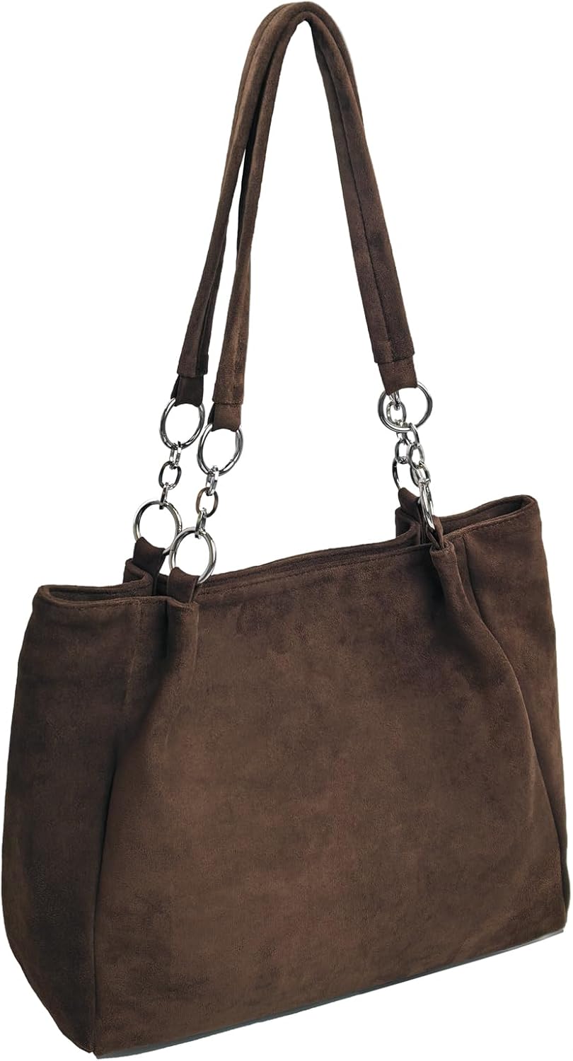 Ulisty Women Corduroy Tote Bag - Casual Shoulder Bag for Daily Shopping & Fashion
