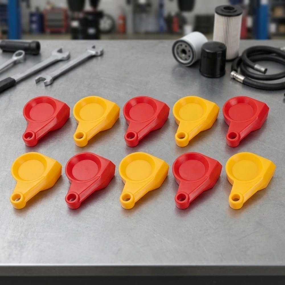10 Tapones para polvo Acoplamiento Camión Tractor Plástico 10