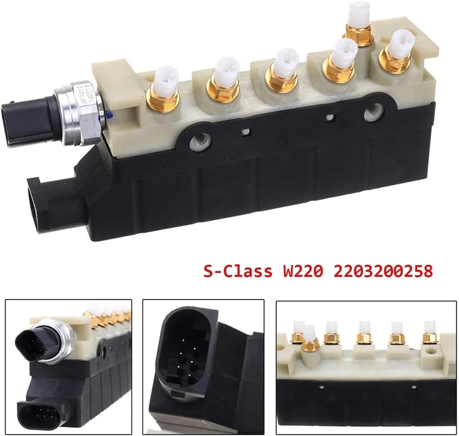 Air Suspension Compressor Valve Block Compatible For Benz S Class W220 2203200258 A2203200258
