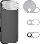 NEEWER 16 Pro Max Phone Case,TPU/PC Nonslip Protective Heavy Duty Phone Cover with Modular Backplate for 67mm Thread Filter/17mm Lens/T Mount Lens,Compatible with iPhone 16ProMax MagSafe Moment,PA084P