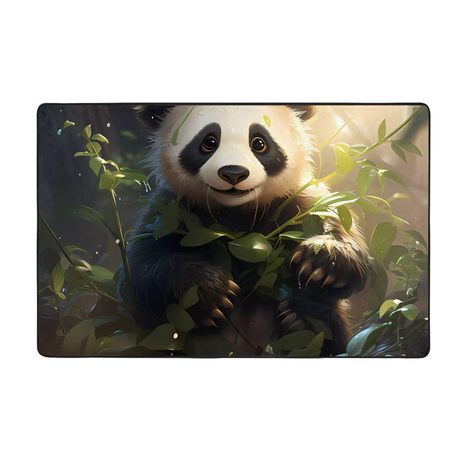 Tapis cuisine antidérapant panda pour sécuriser et sécher les zones humides