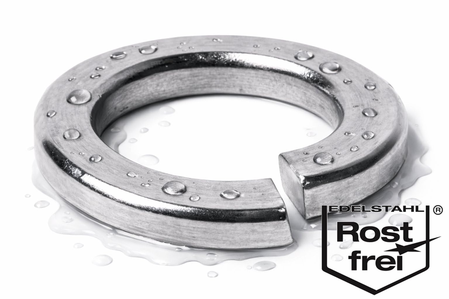 Federringe für M16 (DIN 127 Form B) | Edelstahl Inox A1 V2A 1.4310 Rostfrei | Schraubensicherung Federscheibe 500 Stück