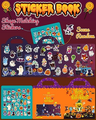 Benresive Reusable Sticker Book, Stickers for Kids, Travel Toy Gifts - image 2