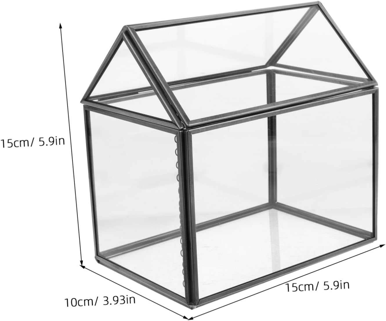 House Terrarium Planter Indoor Geometric Greenhouse for Succulents Moss Creative Tabletop Decor Stable Glass Micro Landscape Display Versatile Home